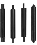Four HSS drill bits from Pro Grade Key Cutting Machine Drill Bits Set 13 Pack For Vertical Cutting Tools Heavy Duty HSS AL Cutter Bits