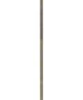 Edison Floor Lamp In Antique Brass Finish, Clear Glass Shade, Rustic Vibe, 71.5 Inch Tall, On Off Rotary Switch, Medium Base E26