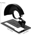Heavy Duty Angle Grinder Protective Cover And Spark Guard Stand with high carbon steel and stable base for safe power tool use.