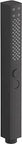 Shift Square Two Function Handshower With Full Coverage And Targeted Massage Settings Ergonomic Grip MasterClean Sprayface Matte Black Finish
