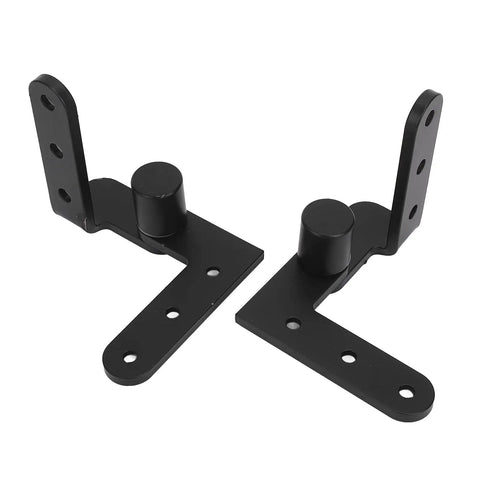 Heavy Duty Stainless Steel Door Hinges Black 130 Lbs Set 270 Degree Rotating For Cabinets And Gates 2 Piece Pair Built Tough