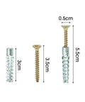 150 Piece Metal Expansion Tube Self Tapping Screws Set For Concrete Wall Anchors Drilling Plug Fasteners Bolts Kits Tools