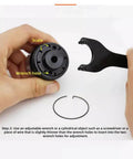Heavy Duty Cjylfmz Flexible Tap Chuck Wrench GT12 Chuck Adjuster close-up showing scale and wrench hole details for adjustment use.