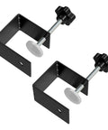 Heavy Duty C Clamp Set for Cabinet Installations, 304 Stainless Steel Adjustable Clamps, 2 Pack, front view