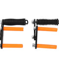 Pro Grade Drywall And Plywood Lifter With Ergonomic Cushion Grip Multifunction Gypsum Board Hoist accessories with rubber grips and rods.