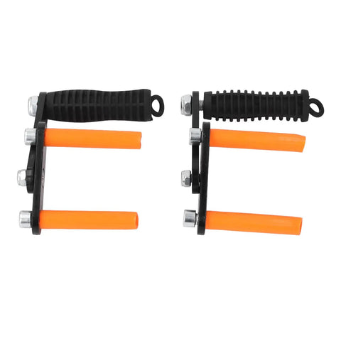 Pro Grade Drywall And Plywood Lifter With Ergonomic Cushion Grip Multifunction Gypsum Board Hoist accessories with rubber grips and rods.