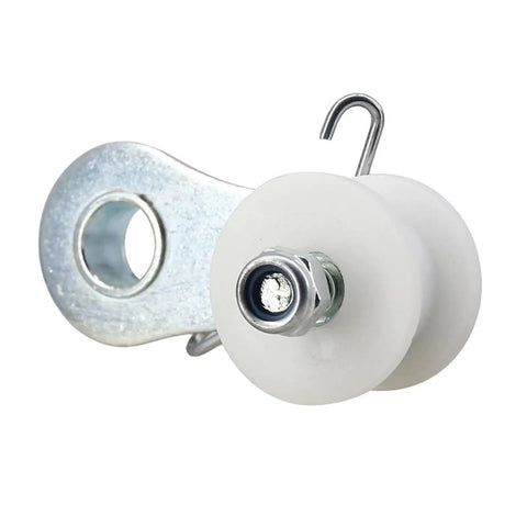 Top Notch Chain Tensioner Spring Roller Slider Guide Adjuster Wheel Pulley Kit For Dirt Pit Bike Moto ATV Quad Scooter Easy Install Super Durable Quality Replacement Parts That Make Your Ride Smooth And Rock Solid, white nylon roller and steel bracket