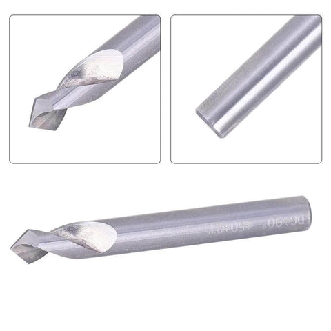 Spot drill bit, tungsten steel (HRC55), 90-degree centering chamfering tool for metal, wood, plastic