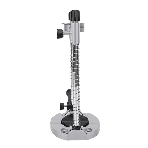 Beefy Portable Drill Guide 90 Degree Adjustable Drill Press Attachment For Vertical And Inclined Drilling with sturdy base.