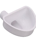 Wide Mouth RV Water Inlet Funnel With Rotating Lock For Easy Fresh Water Tank Fill Go To Durable PLA Gravity Tool, white angle view