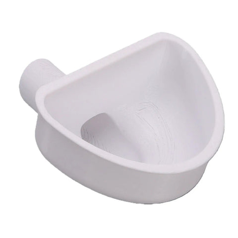 Wide Mouth RV Water Inlet Funnel With Rotating Lock For Easy Fresh Water Tank Fill Go To Durable PLA Gravity Tool, white angle view