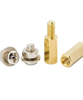 Brass Standoff Screws Nuts Washers Kit 910Pcs M3 Hex Spacer Assortment For DIY Projects Electronics Cabinetry And Repairs Includes Male And Female Threads With Precise Thread Design, brass spacers and nuts