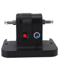 Focket Mini Belt Sander 100W Adjustable Speed Cordless Bench Grinder With Four Non Slip Foot Pads side view with controls and motor.