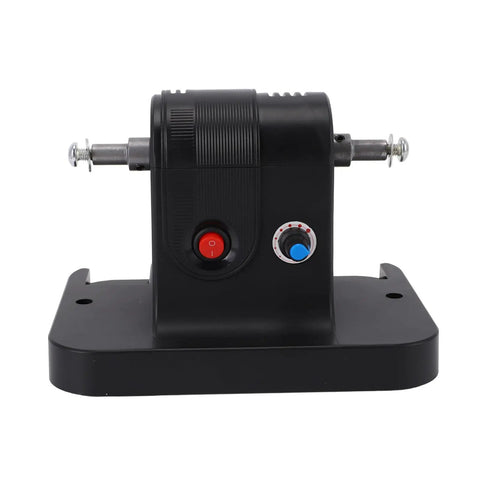 Mini Bench Grinder With 100W Pure Copper Motor, powerful polishing machine for metal and wood knife making, control panel view.