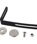 4 Pack Beefy Metal Body Mount L Bracket With Strong Magnets For Axial SCX10 One Tenth Scale RC Crawler Shell Post Mount Upgrade Part Black