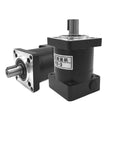 Heavy Duty Planetary Gear Reducer For Nema 42 Stepper Motors with 19 Mm Input 22 Mm Output view showing dual gearbox design.