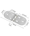 Easy Install Rotating Concealed Stainless Steel Hinges For Doors Cabinets Drawers Bookcases And Windows Heavy Duty Smooth Action Durable Fit Wear Resistant Connector Fitting with dimensions