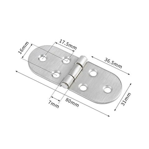 Easy Install Rotating Concealed Stainless Steel Hinges For Doors Cabinets Drawers Bookcases And Windows Heavy Duty Smooth Action Durable Fit Wear Resistant Connector Fitting with dimensions