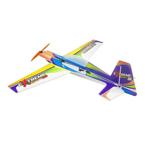 Foam RC Plane Kit 710mm Wingspan for DIY 3D Aerobatic Flying Outdoor Fun, Lightweight Durable Sport Model, Eye Catching Finish