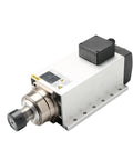 6.0kW CNC Spindle Motor With ER32 Quick Change System, heavy duty ceramic bearings, high speed air cooled design