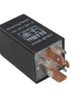 Heavy Duty Glowing Relay For Excavator And Forklift Equipment Replacement Part with copper pins for electrical connections.