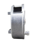 Side view of a Tie Wire Reel for 12 to 18 Gauge Wire, Lightweight Aluminum Construction, showing the sturdy aluminum build.