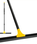 Built Tough 24 Inch Floor Squeegee With 60 Inch Extendable Handle For Concrete And Tile Floors Rubber Wiper Scraper