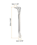Stainless Steel Root Rake With Three Prong Design And Thickened Non Slip Handle For Loosening Soil And Bonsai Potting A Handy Garden Cultivator