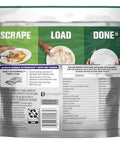 Back view of Platinum ActionPacs Dishwasher Detergent Pods package with usage instructions and ingredient list visible
