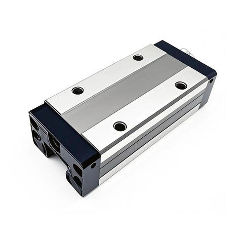 Close-up of SHS65V SHS65LV Linear Guide Rail 2000mm With Linear Block Slider And Bearing for precise CNC motion