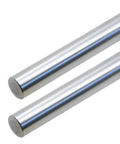 2 Pack 10mm By 400mm Chrome Plated Linear Motion Rod Shaft With H8 Tolerance Carbon Steel Chamfered Ends For Easy Bearing Installation