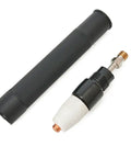 Straight Torch Body For PT31 LG40 CT312 Plasma Cutter Replacement Welding Torch Head with black grip and copper tip