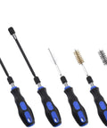 Wire Brush Drill Attachments With One Quarter Inch Hex Shank For Power Drill Or Die Grinder 38 Piece SAE And MM Brush Set