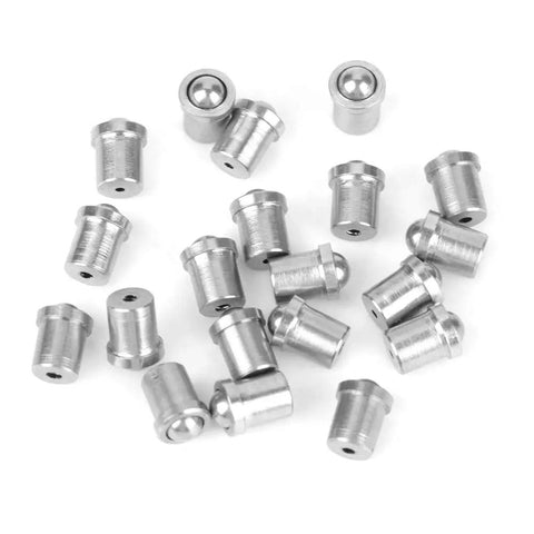 Top Shelf 304 Stainless Steel Ball Plungers Set Of Twenty Slick Positioning Beads for heavy duty clamps and industrial rigs.