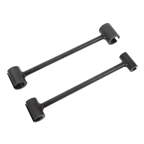 Double Head Steel Door Hinge Adjustment Wrench For Fire, Cleanroom And Security Doors, Easy Grip Bender Tool, Heavy Duty Steel Construction
