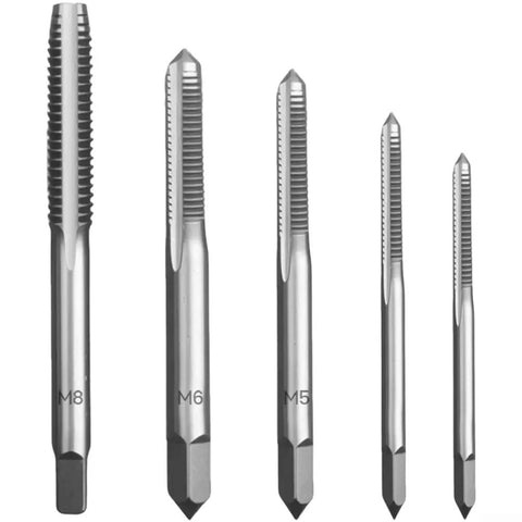 Get This Sweet Hss Hand Tap And Die Set For M6 To M10 Metal Threads With Smooth Flutes Perfect For Serious DIYers And Workshop Pros Needing Solid Screw Thread Repair Tools Today. M8, M6, M5 HSS hand taps for metal thread repair