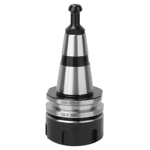 Top Tier ISO30 Collet Chuck For CNC Spindle Tool Holder 120Mm High Speed Precision Machining Kit With High Rigidity Up To 30000 RPM, steel construction.