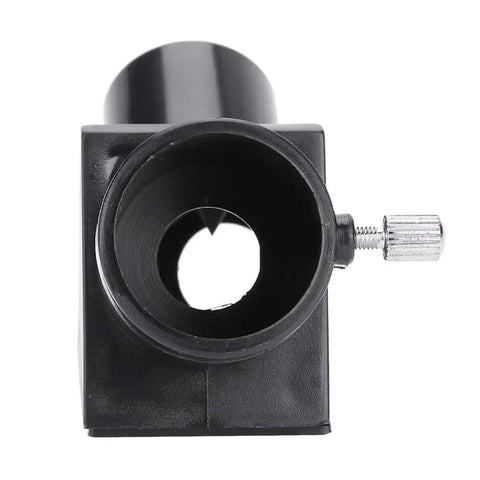 Close-up of 45 Degree Telescope Eyepiece Diagonal Prism for Refracting Telescopes 0.96 Inch 24.3mm Erecting Mirror showing cavity