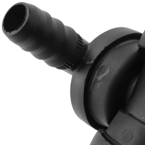 Pasotim car brake booster vacuum valve nozzle close-up; black plastic.