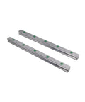 Linear Motion Guide Rail Slider Kit HGR20 100mm To 2000mm For CNC DIY Automation, two HGR20 steel rails