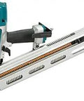 21 Degree Full Round Head Framing Nailer 3-1/2 Inch, Lightweight Under 9 Lbs with large air chamber, side angle view