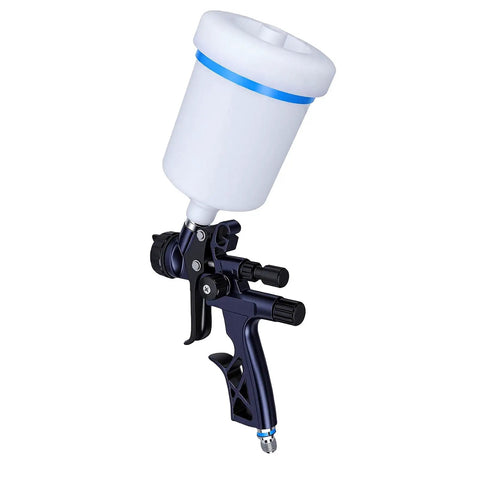 Professional HVLP Spray Gun With 1.3mm Nozzle And 600ml Removable Cup for smooth automotive paint projects.