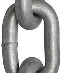 Heavy Duty Workhorse 3/8 Inch G30 High Test Steel Chain, showing links for real world hauling and marine tasks.