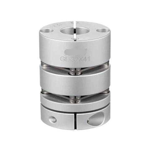 Built Tough Flexible Double Disc Shaft Coupler Designed For 32 Millimeter Bore Installations packs a lightweight aluminum housing.