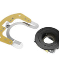 Heavy Duty Centrifugal Switch For Single Phase Motors With Size 22 Hole Diameter Built For Two And Four Stage Stitching Machinery And Industrial Equipment, black and yellow