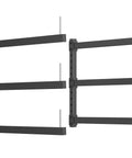 Heavy Duty Lumber Storage Rack Wall Mount With Steel Shelves And Wall Organizer For Garage Shed Workshop Indoor Outdoor Use Supports Up To 690 Lbs Total Load
