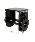 Four Pack Sliding Winch Kit For Flatbed Trailer Heavy Duty Standard Tie Down Winch dimensions and design in powder-coated steel.