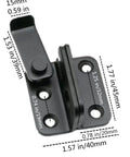 2 Pack Heavy Duty Stainless Steel Flip Latches Lockable Bolt Latch For Pet Gate Cabinets Furniture Wardrobe And Windows