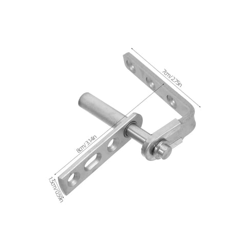 Heavy Duty Dual Swing Door Hinge Self Closing Stainless Steel For Cabinets And Wood Doors With Easy Installation Dual Swing Action Perfect For Bar Saloon Kitchens And Barn Style Openings, 7cm hinge