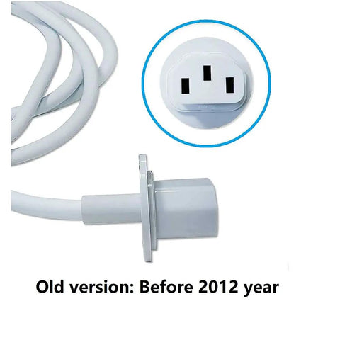 Replacement US Plug Extension Cable for Apple iMac G5 20 Inch 21.5 Inch 24 Inch and 27 Inch Power Supply Cord White Finish